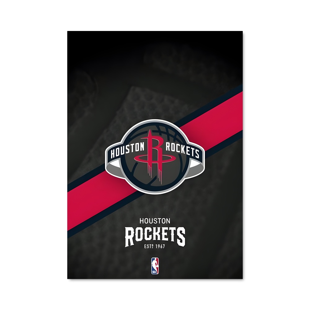 Poster Houston rockets franchise – affiche Basketball